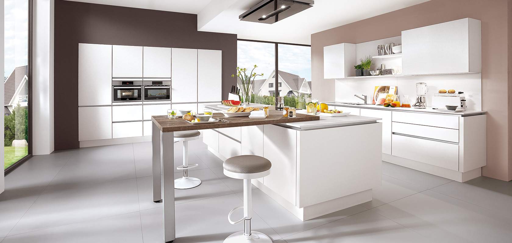 cucine moderna bianca di arredo